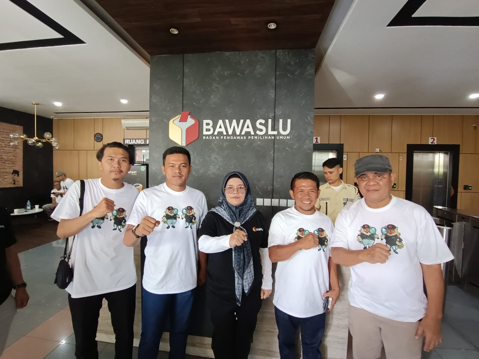 Kordiv HP2H Bawaslu Gorontalo Utara Hadiri Deklarasi Pemilu Damai Dan Launching Mobil Pojok Pengawasan