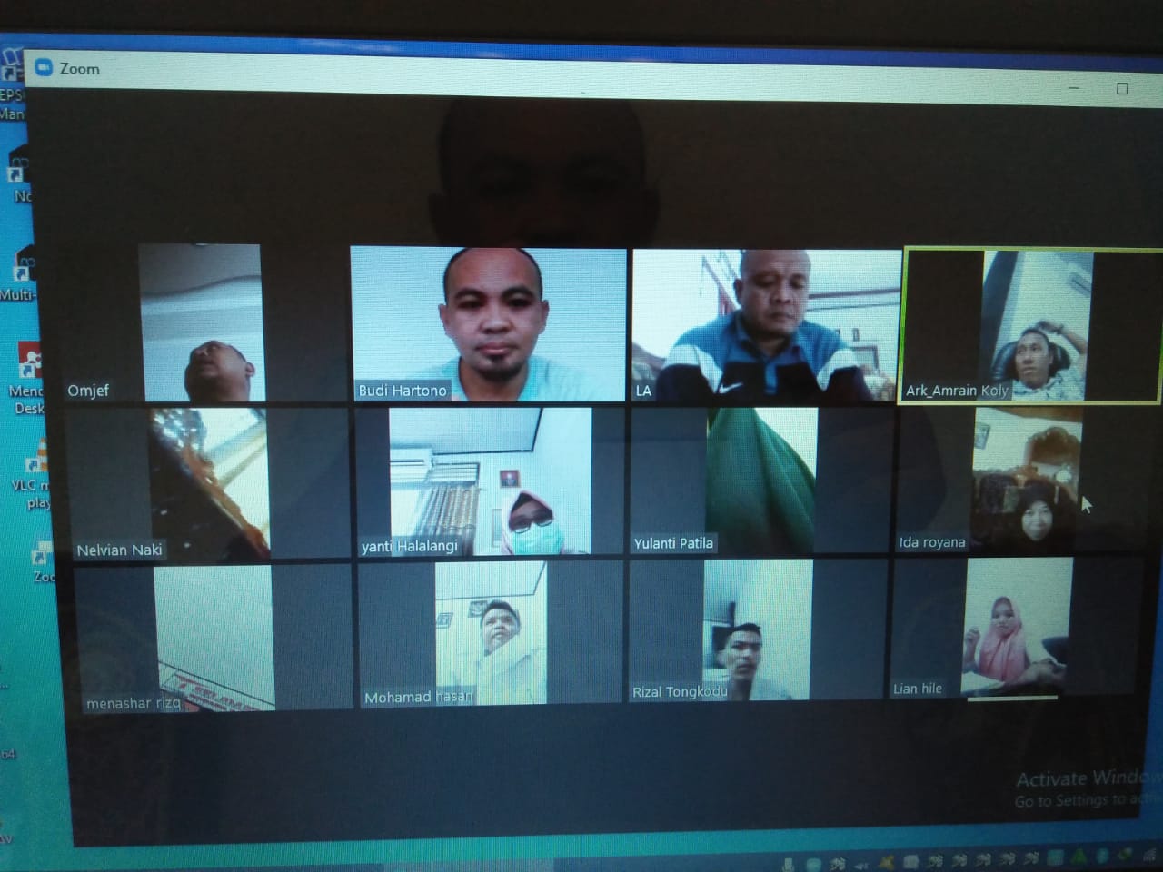 BAWASLU GORUT GELAR RAPAT VIA DARING,BAHAS PPID.