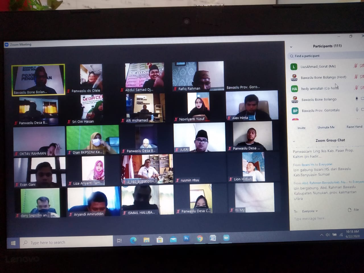 IKUTI DISKUSI DARING,LIUS:NETRALITAS ASN DI PILKADA SANGAT PENTING