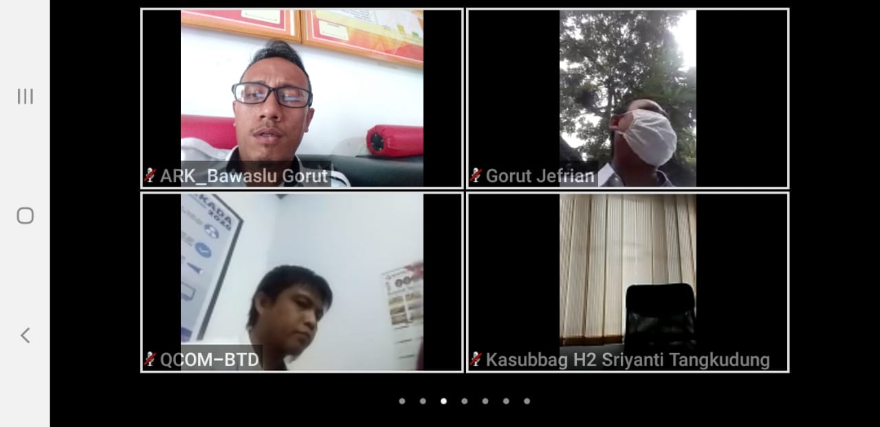 SOSIALISASI PEMETAAN KERAWANAN, JEFRIAN: BAWASLU HARUS MEMBUAT STRATEGI PENGAWASAN DITENGAH PANDEMI COVID 19