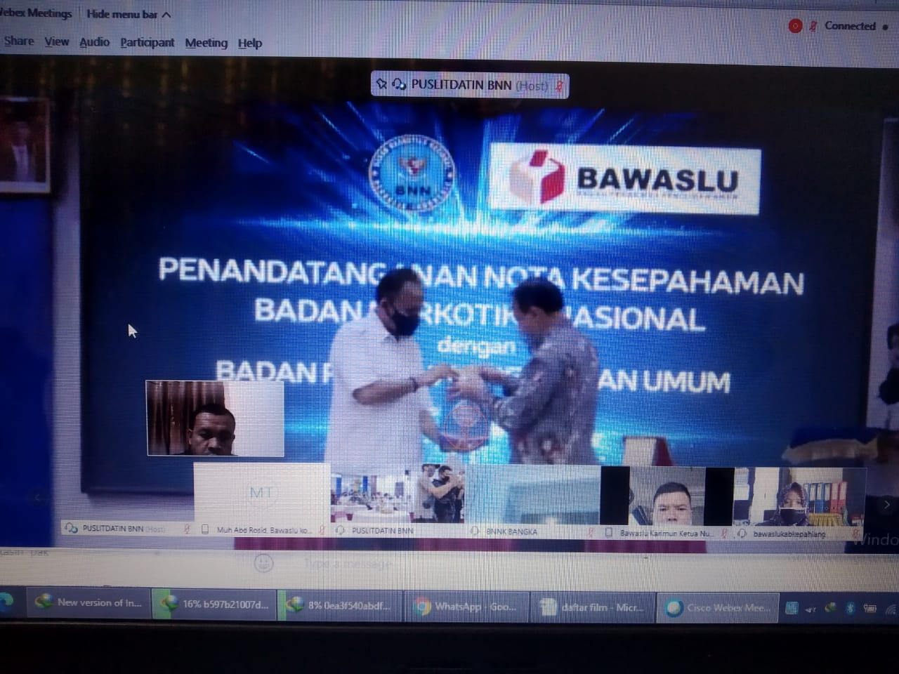 USAI IKUTI PENANDATANGAN MOU, KETUA BAWASLU GORUT BERHARAP ADA TINDAKLANJUT SAMPAI KEDAERAH