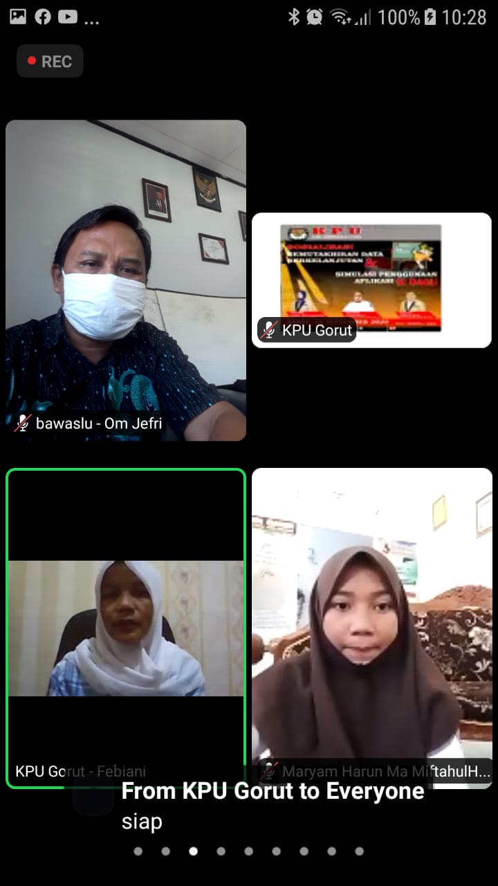 BAWASLU GORUT GELAR SOSIALISASI PENGAWASAN PARTISIPATIF