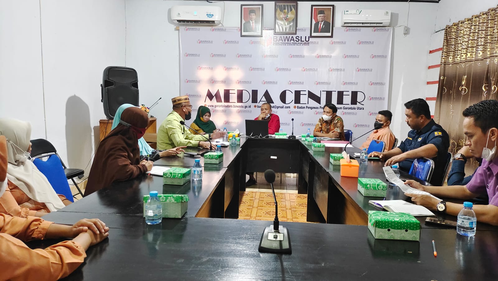 BAWASLU GORONTALO UTARA GELAR RAPAT KOORDINASI BERSAMA PEMDA