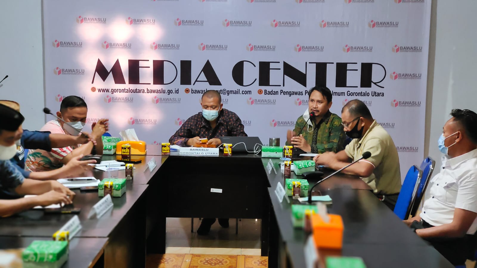 GELAR RAKOR, BAWASLU GOR0NTALO UTARA BERHARAP TIDAK ADA SENGKETA TERKAIT DATA PEMILIH