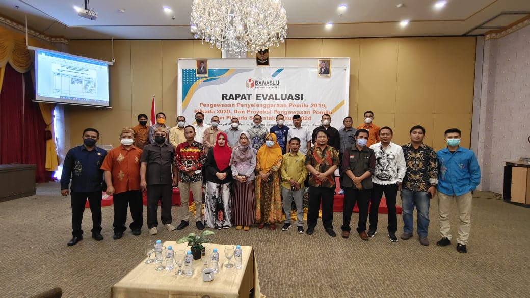 BAWASLU GORUT HADIRI RAPAT EVALUASI PENGAWASAN PEMILU 2019 DAN PILKADA 2020