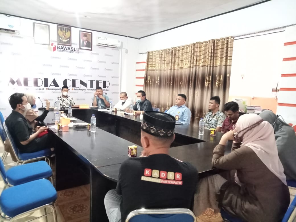 BAWASLU GORUT TERIMA KUNJUNGAN TIM SDM BAWASLU RI