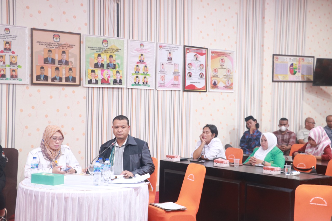 Hadiri Uji Publik, Bawaslu Gorut Himbau Agar Penataan Dapil sesuai Prinsip Penataan Dapil dan Alokasi Kursi