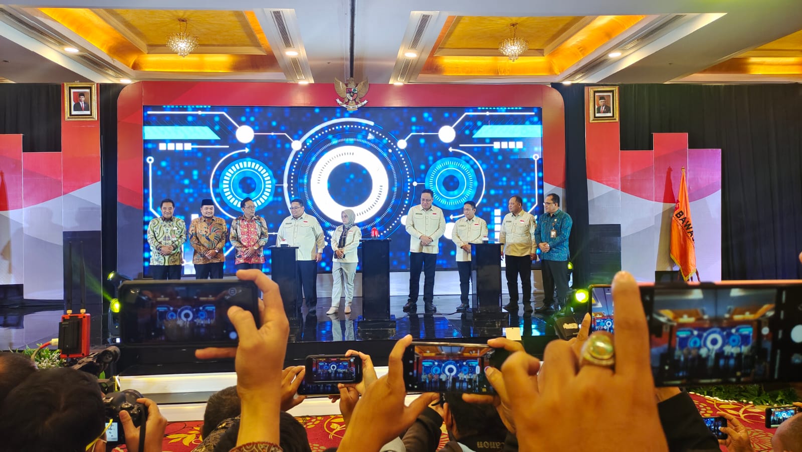 Bawaslu Gorontalo Utara Hadiri Peluncuran Indeks Kerawanan Pemilu