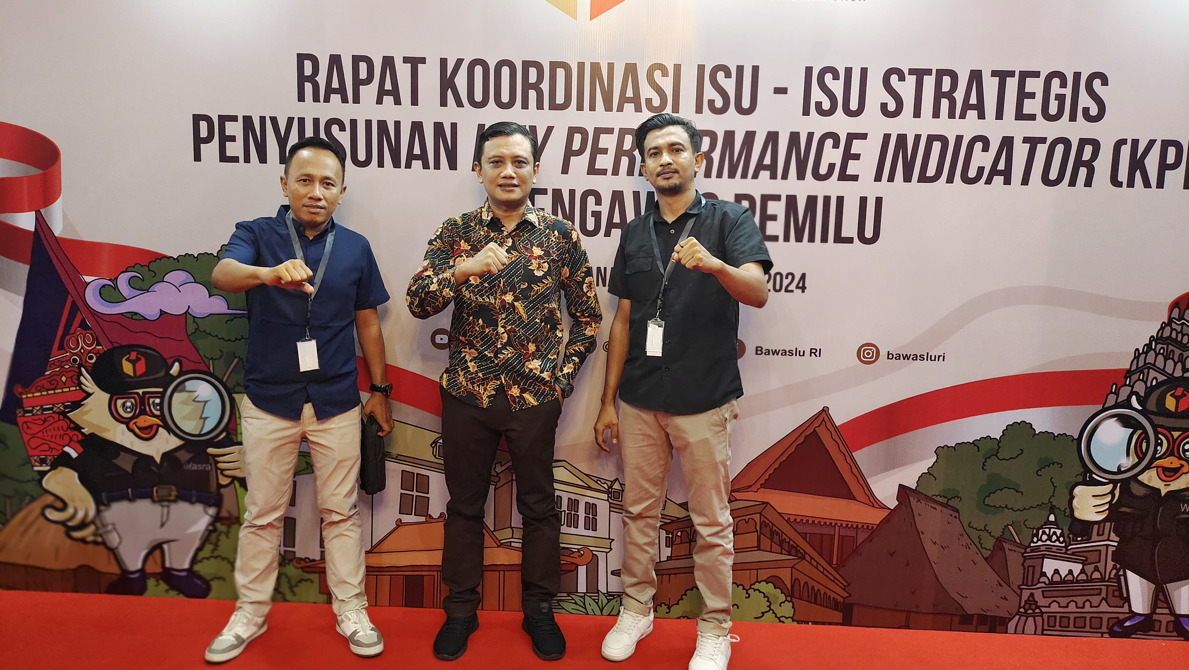 Bawaslu Gorontalo Utara Hadiri Rakor Isu Strategis Penyusunan KPI Pengawas Pemilu