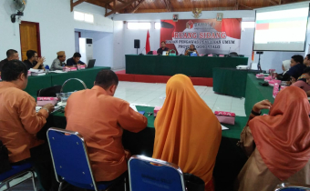 Bawaslu Gorut Ikuti Kegiatan Validasi Data Penyelesaian Sengketa Pemilu