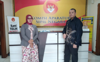 Datangi KASN, Bawaslu Gorut Lakukan Koordinasi