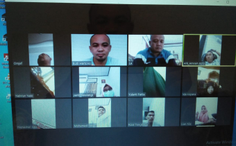 BAWASLU GORUT GELAR RAPAT VIA DARING,BAHAS PPID.