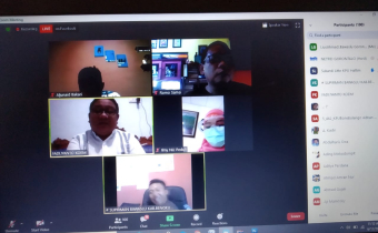 KETUA BAWASLU GORUT IKUTI DISKUSI PUBLIK: MENGAWAL PILKADA DITENGAH PANDEMI COVID-19