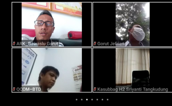 SOSIALISASI PEMETAAN KERAWANAN, JEFRIAN: BAWASLU HARUS MEMBUAT STRATEGI PENGAWASAN DITENGAH PANDEMI COVID 19