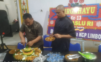 HUT BAWASLU KE-13, DIRAYAKAN SEDERHANA NAMUN PENUH MAKNA