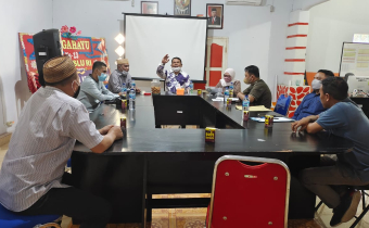 JEFRIAN PAPARKAN HASIL UJI PETIK DAN KESIAPAN PELAKSANAAN SKPP SAAT TERIMA KUNJUNGAN DARI BAWASLU PROVINSI GORONTALO