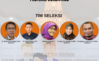 TIMSEL ANGGOTA BAWASLU PROVINSI GORONTALO LAKUKAN SOSIALISASI SECARA DARING