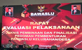 Ketua Bawaslu Gorut Ikuti Rapat Evaluasi Pelaksanaan Juknis Pembinaan dan Fasilitasi Pedoman Pembentukan Panwaslu Kelurahan/Desa