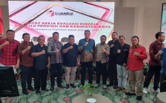 Ketua Bawaslu Gorontalo Utara Hadiri Rapat Evaluasi Di Manado