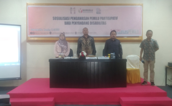 Gelar Sosialisasi Pengawasan Partisipatif, Bawaslu Gorontalo Utara Gandeng Penyandang Disabilitas