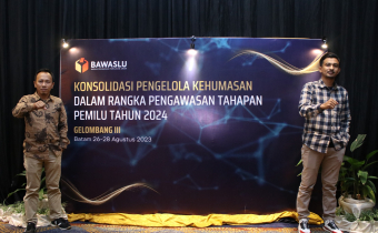 Tim Humas Bawaslu Gorontalo Utara Hadiri Konsolidasi Nasional Pengelolaan Kehumasan