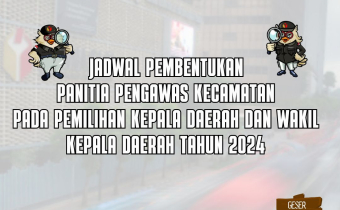 Ayo Daftarkan Diri Anda Menjadi Panitia Pengawas Pemilihan Kecamatan Pada Pemilihan Serentak 2024 Di Wilayah Kabupaten Gorontalo Utara